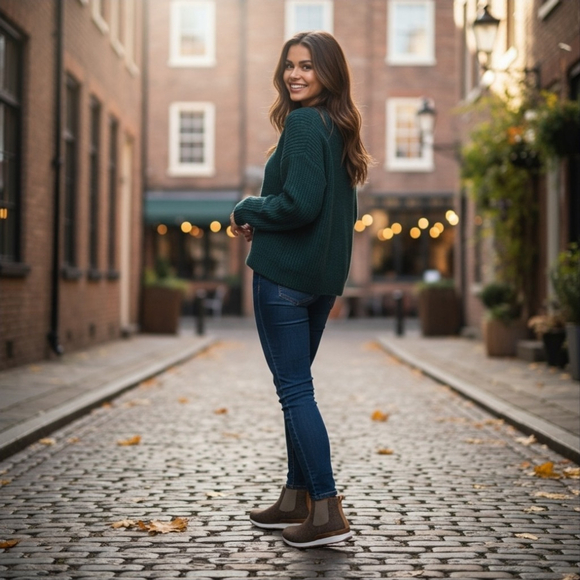 b.o.c Born Women's Chelsea Slip On Sneakers Boots Booties - 8 M Brown - Picture 16 of 16